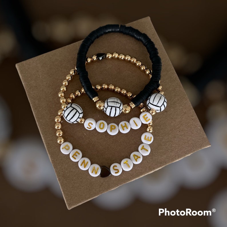 Volleyball Bracelet Personalized Volleyball Bracelet Etsy