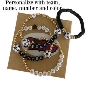 Soccer bracelet Personalized soccer bracelet /soccer jewelry/ soccer mom bracelet/sports jewelry
