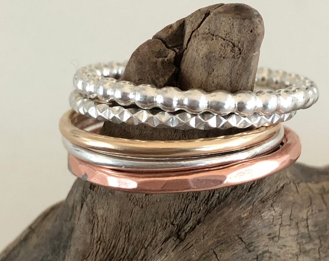 Stacking Rings Stackable Rings Wire Rings - Etsy