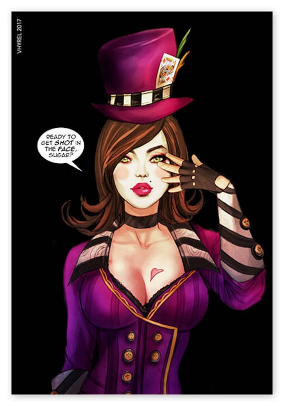 Borderlands 2 Mad Moxxi Porn Comic - Borderlands 2 Mad Moxxi & Mad Moxxi (Nude) (2 Prints) Art Print Poster  Digital Art Playstation Erotic Sexy