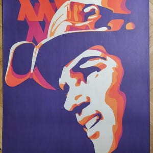 Manifesto politico originale russo sovietico Secondo i piani del partito Propaganda dell'URSS Operaio d'assalto del PCUS Piano quinquennale Agitazione comunista