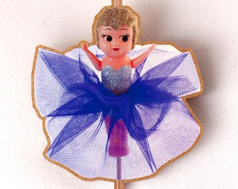 Kewpie Queen brooch - Kewpie doll on a stick