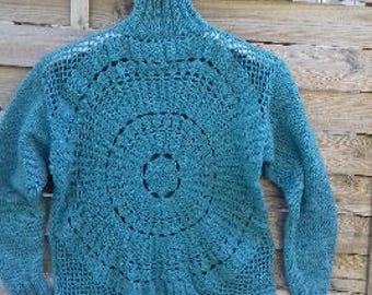 knitted and crochet sweater