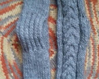 calcetines de lana de punto