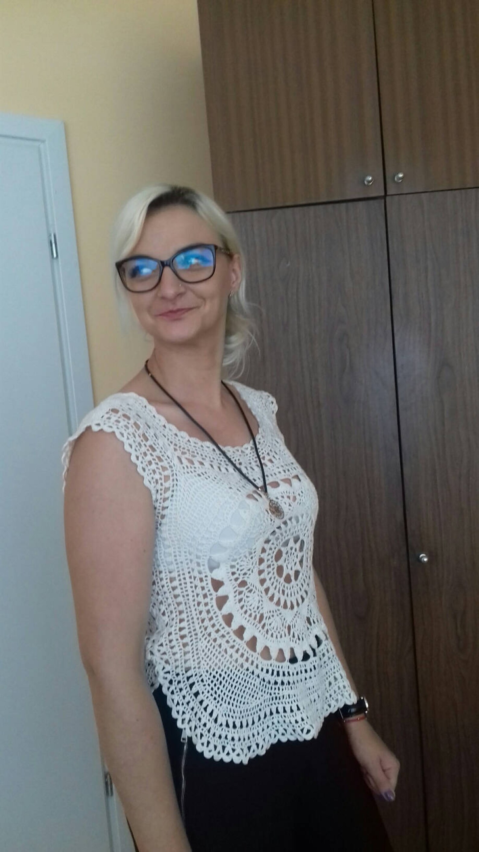 Crocheted White Blazers Made of Cotton Etsy