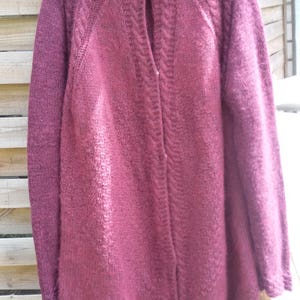 very warm and very big knit by wool and mocher