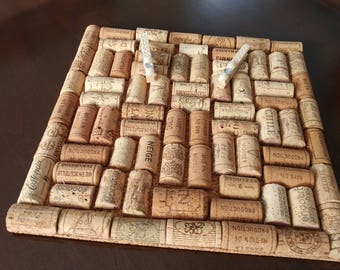 Magnetic corkboard