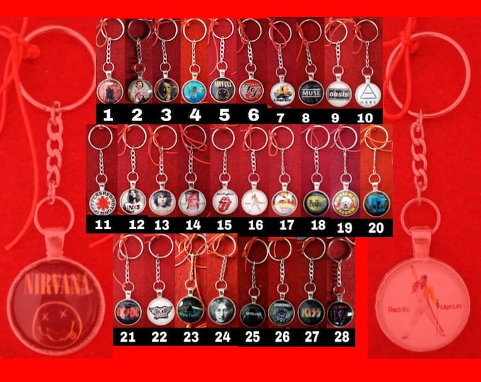 Rock Legends key ring