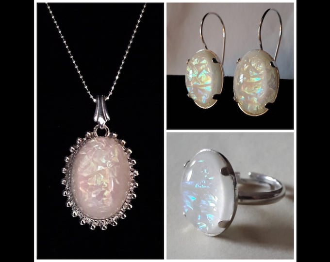 Aurora Borealis Jewels - Opal Imitation Jewels