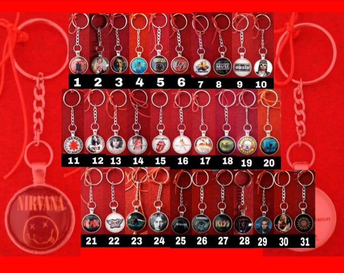Rock Legends Keychain