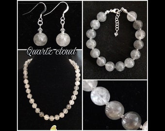 Cloud Quartz Jewelry - Quartz Necklace