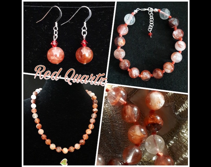 Red Quartz Jewelry - Red Quartz Jewels