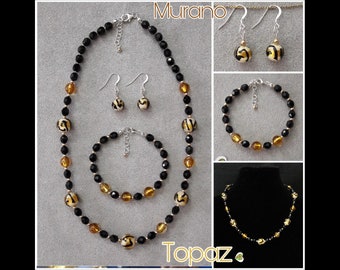 Gioielli Murano Topaz - Murano Topaz Jewels