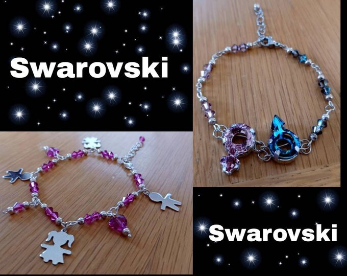 Swarovski Bracelets - Swarovski Bracelets Lovely Kids & Uni-sex