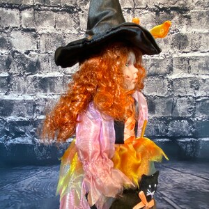 Vintage Redhead Witch Doll - Etsy