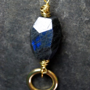 Necklace Lysa with labradorite image 3