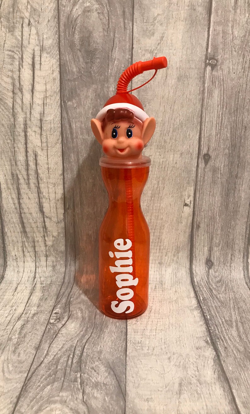 Personalised Elf Bottle Etsy