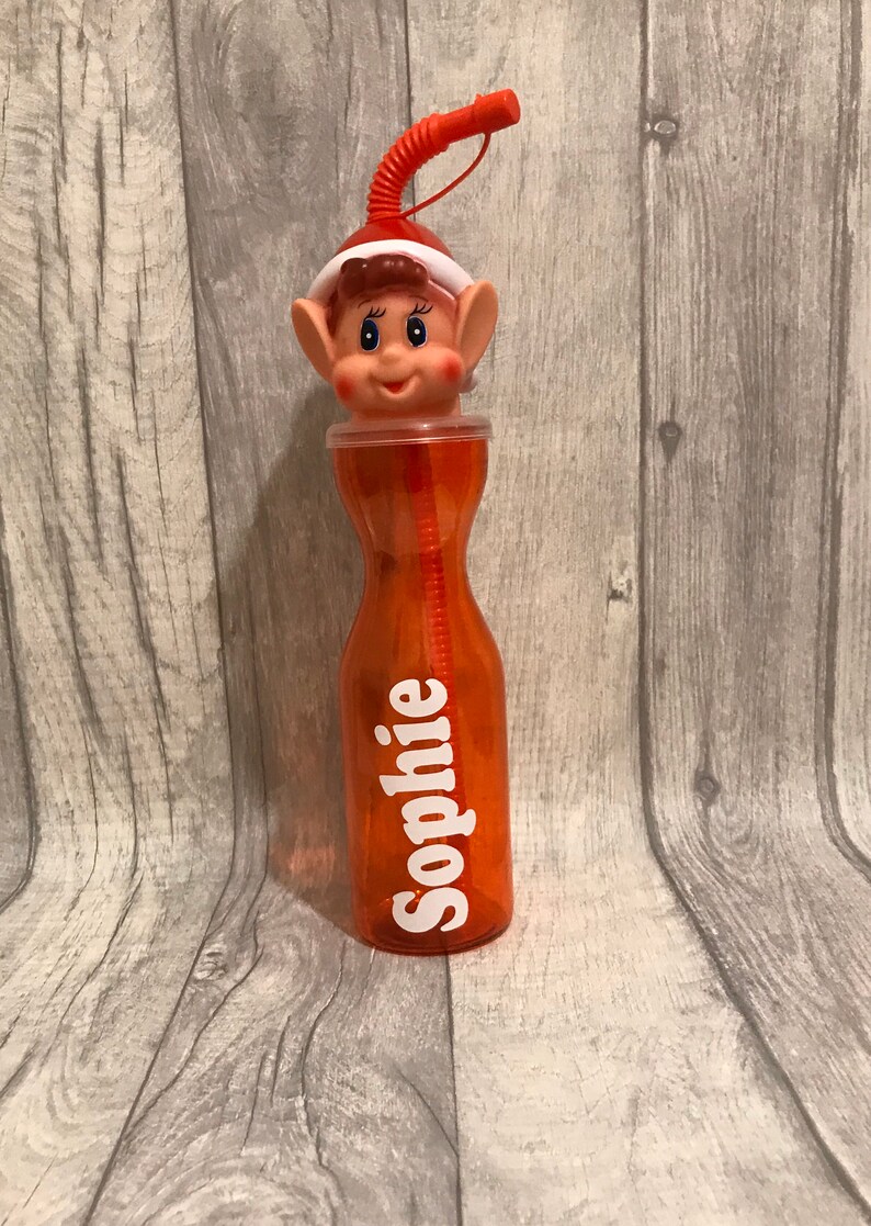Personalised Elf Bottle Etsy