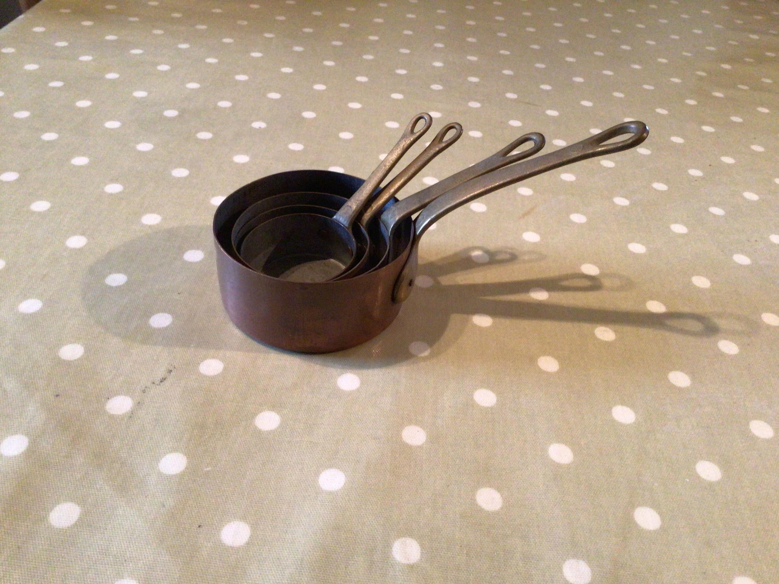 Copper Pans Copper Pan Pots and Pans Copper Set of 4 Etsy