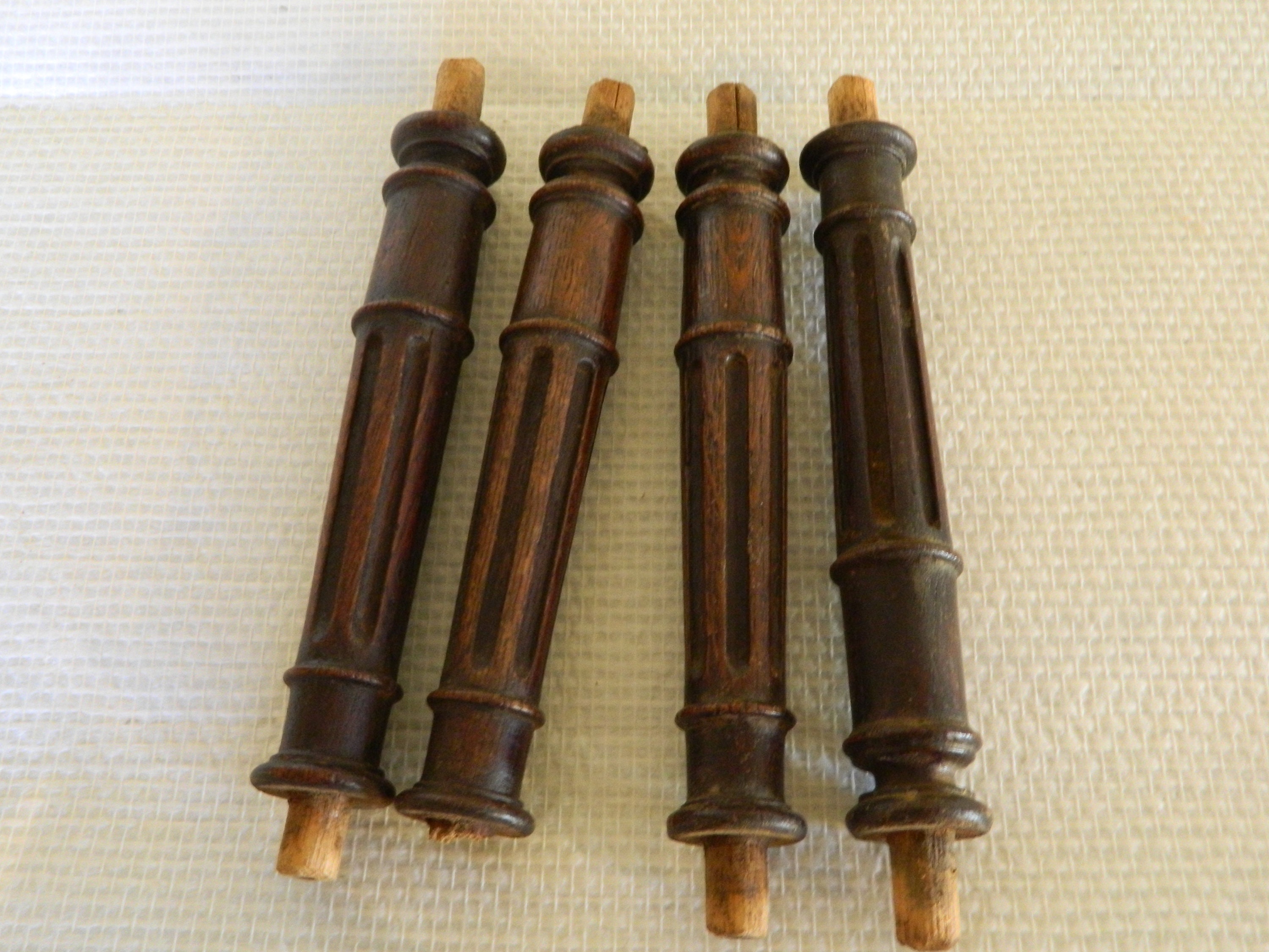 Vintage Français, Mobilier Vintage, Récupération Poteaux de Piliers en Bois, Colonnes Architecturale