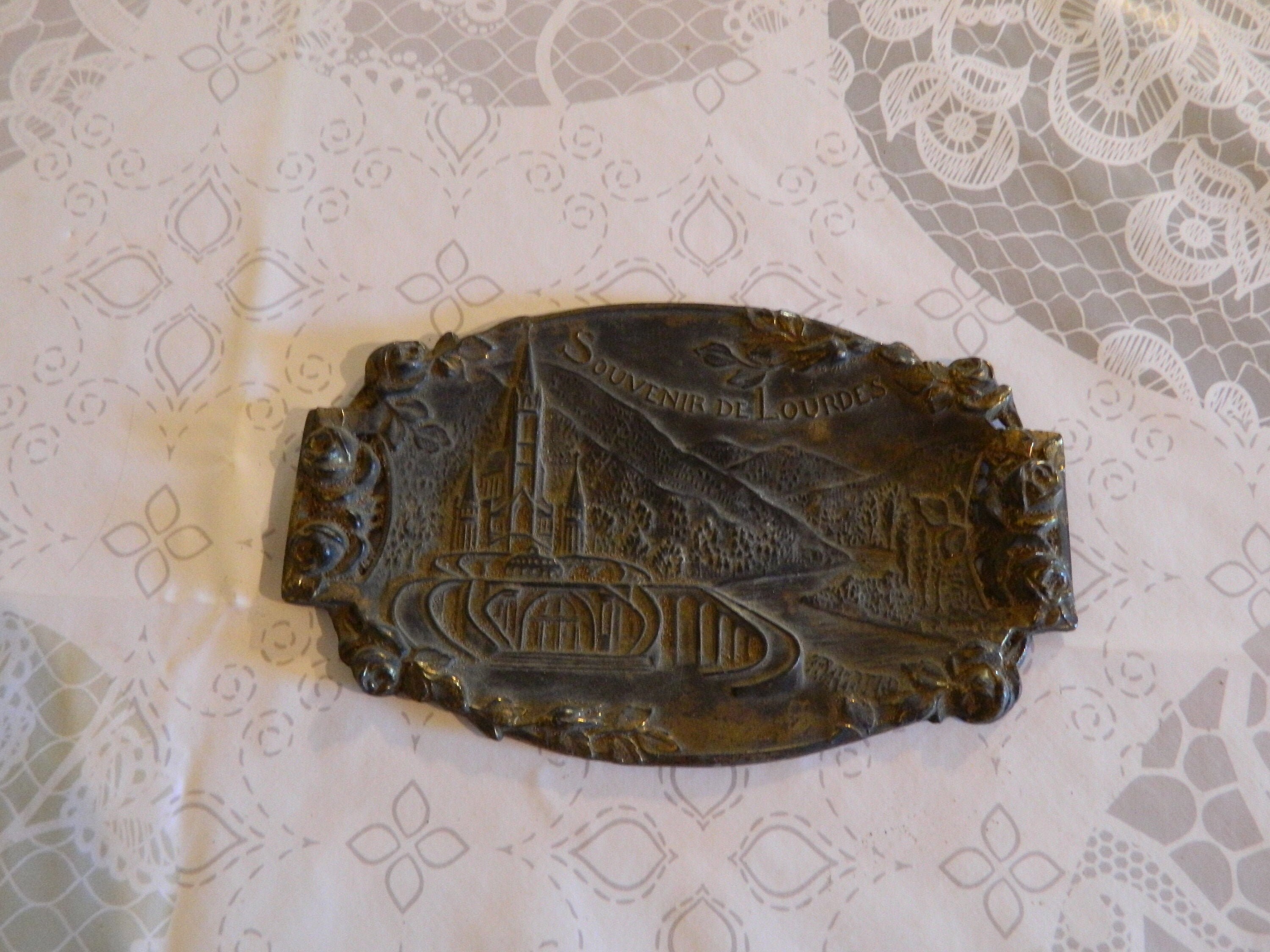 Lourdes, Cadeaux Lourdes, de Souvenirs Made in France, L-R, Cadeau Religieux, Plaque Décor Mural, Re