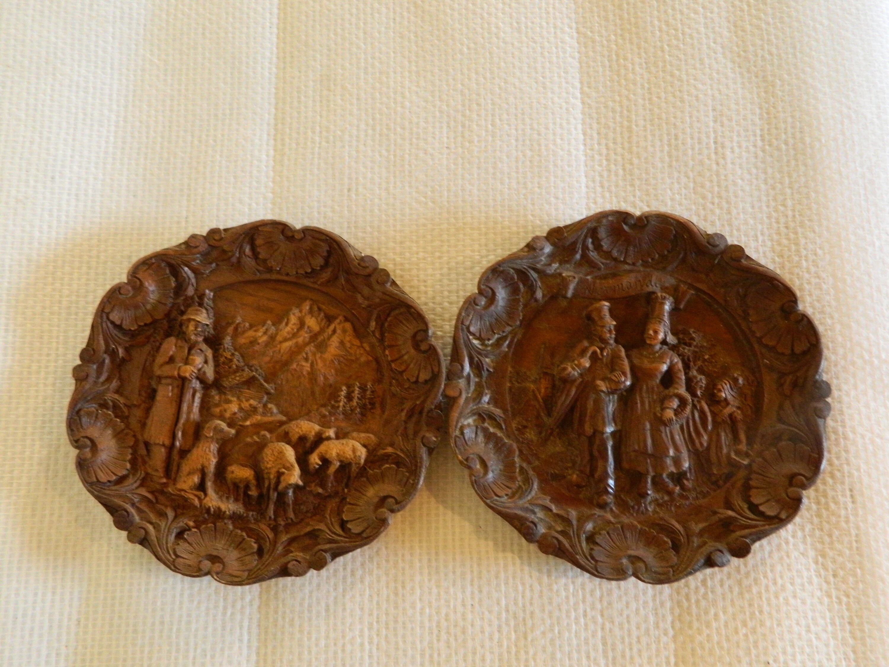 Plaques de Bois, Plaques Décor en Murales Suspendues, Vintage, Français Breton, Bretonnes,