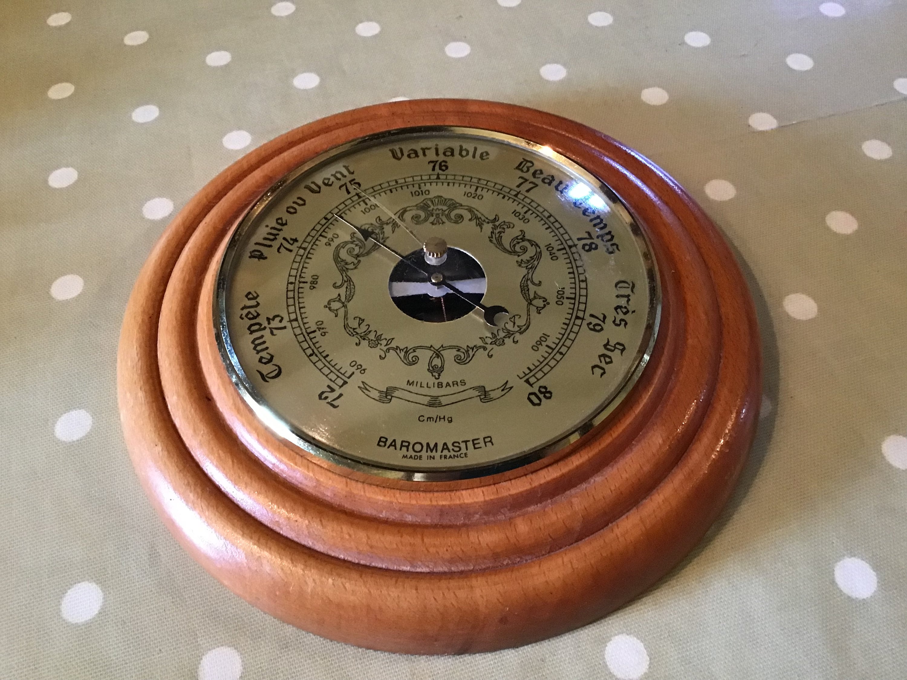 Wooden Barometer, Wood Barometer, Barometers, Weather Barometer
