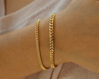 Gold Chain Bracelet Etsy