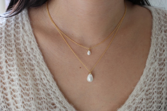 Buy Dainty Pearl Choker Simple Pearl Necklace, Small Pearl Necklace,  Freshwater Pearl Necklace, Real Pearl Necklace, Pearl Bar GFN00060 Online  in India - Etsy