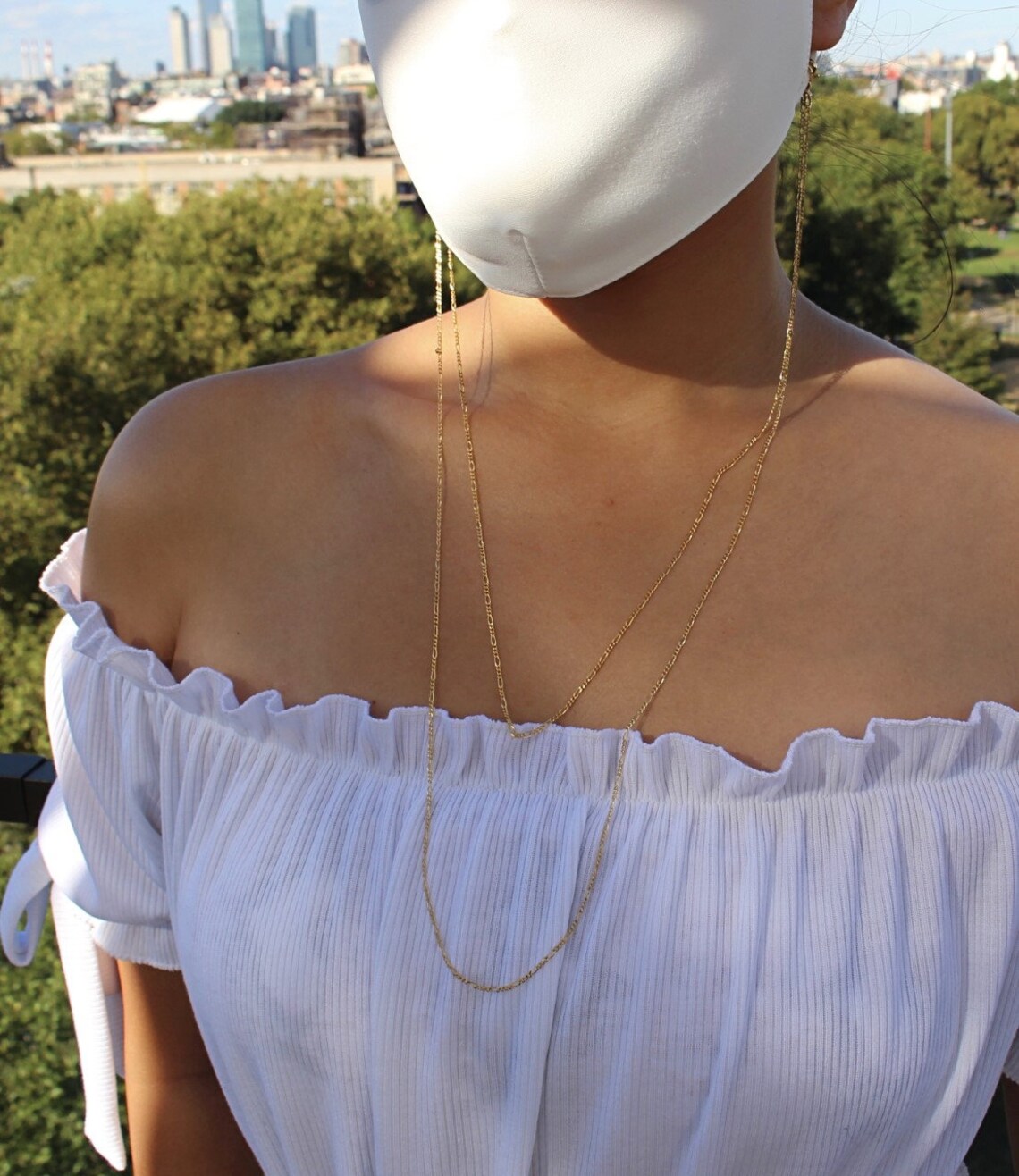 Face Mask Chain Holder Face Mask Necklace Mask Accessory Etsy