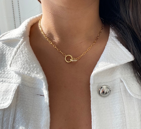 SUMANYA double circles necklace for girls silver women pendant mother  daughter ring two Alloy Necklace Price in India - Buy SUMANYA double  circles necklace for girls silver women pendant mother daughter ring