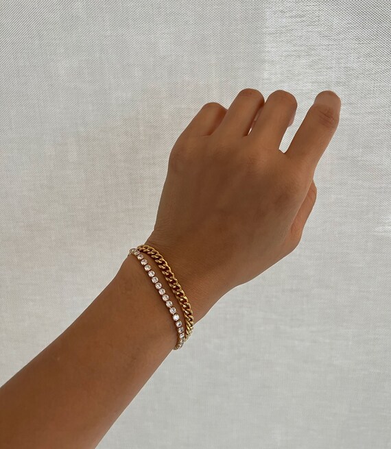 Tennis on sale bracelet etsy