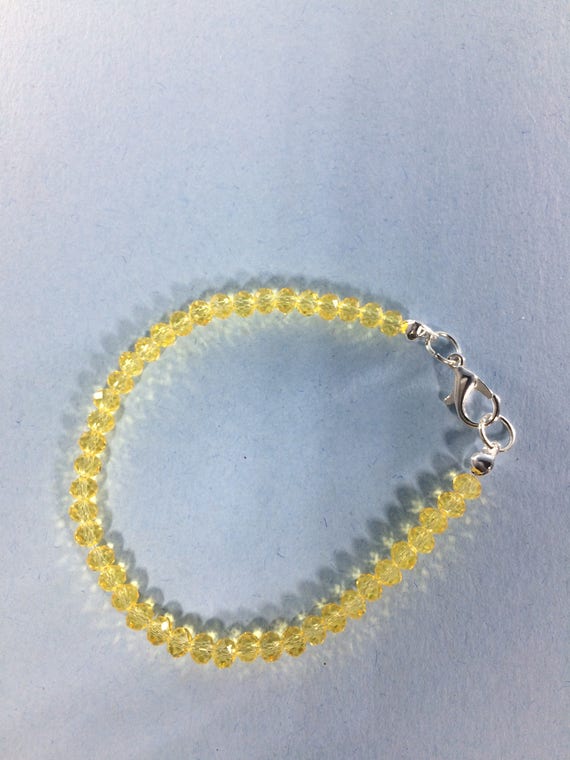 Buy Yellow Sapphire and Diamond Bracelet, Solid Gold Genuine Yellow  Sapphire Bracelet, Natural Yellow Sapphire, Valentines Day Gift Online in  India - Etsy