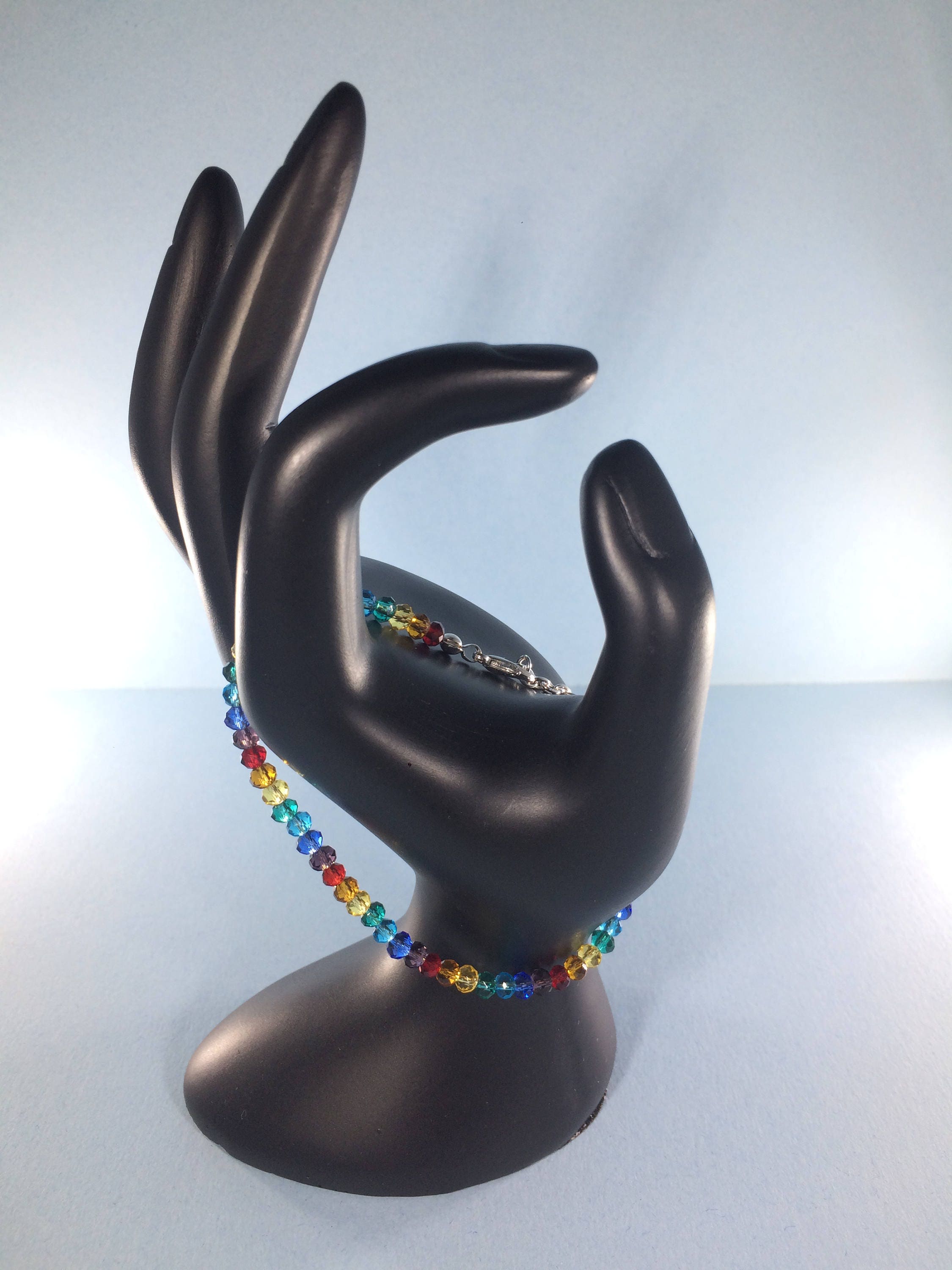 Rainbow Quartz Bracelet Rainbow Quartz Bracelet gemstone Etsy