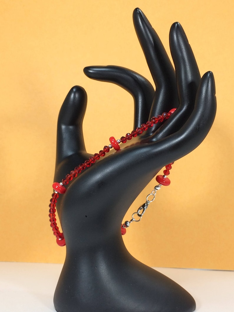 CLEARANCE SALE 30/% Coral and Red Quartz Bracelet Birthstone Quartz Bracelet Birthstone Bracelet Coral Bracelet gemstone Bracelet