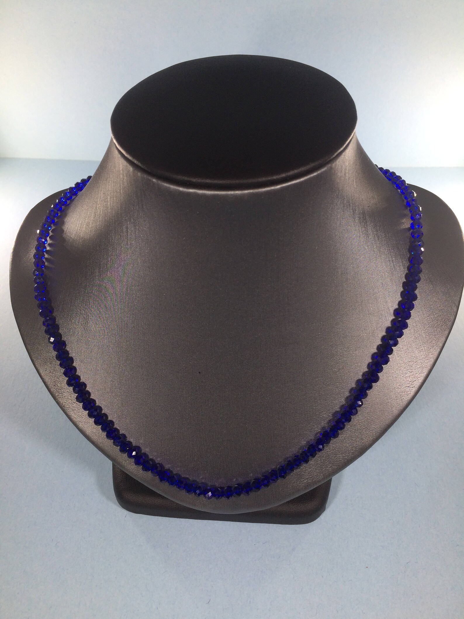 Sapphire Necklace Gemstone Necklace Sapphire Necklace Etsy