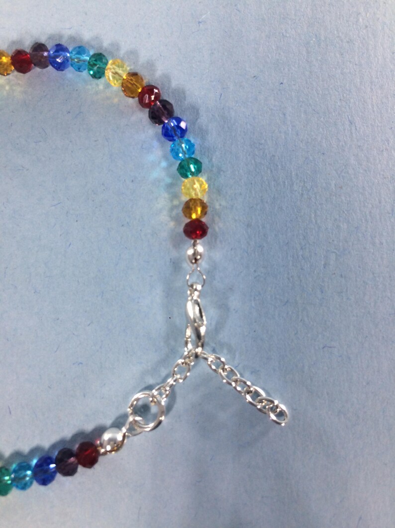 Rainbow Quartz Bracelet Rainbow Quartz Bracelet gemstone Etsy.de