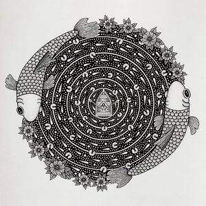 The Lake Art Print