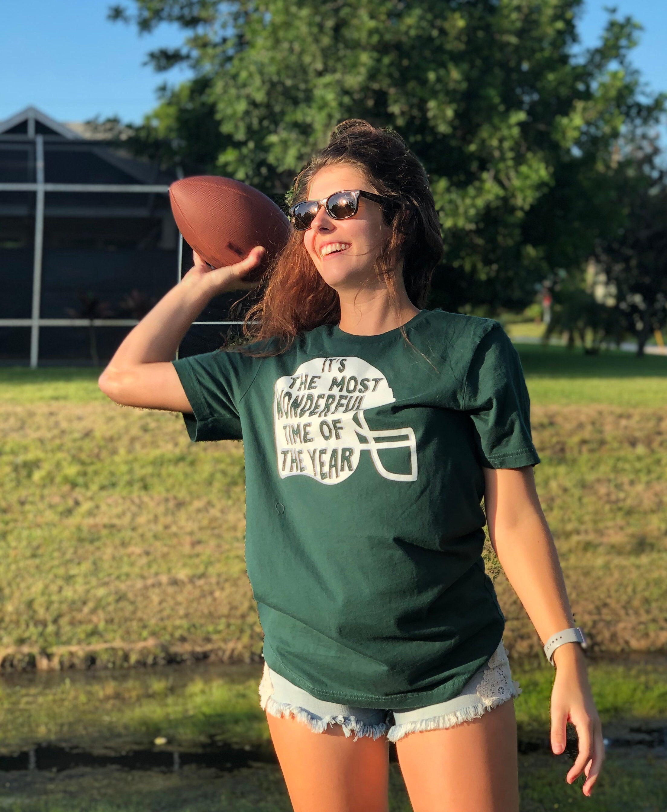 Most Wonderful Time Of The Year T-Shirt Football Shirt | Etsy