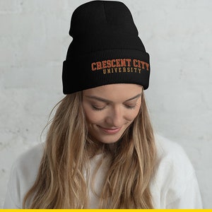 Univeristy Beanie Crescent City Inspired image 2