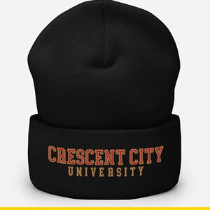 Univeristy Beanie Crescent City Inspired image 1