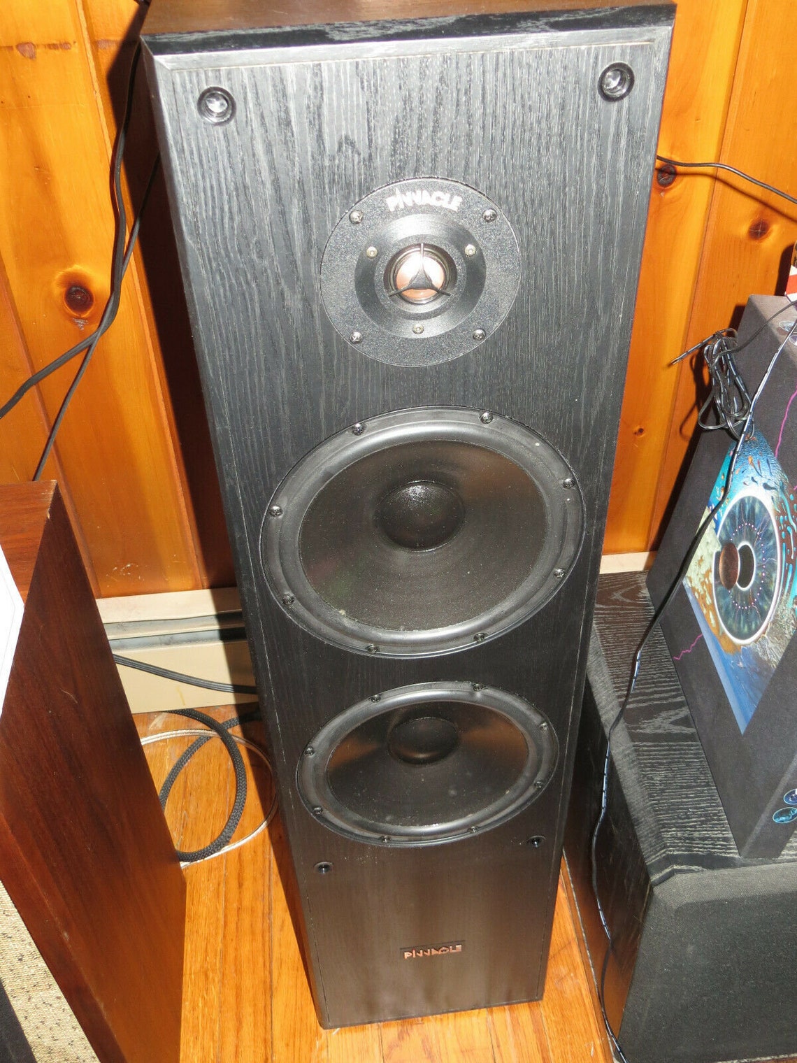 Pair of PINNACLE CLASSIC GOLD Tower Speakers Excellent Etsy