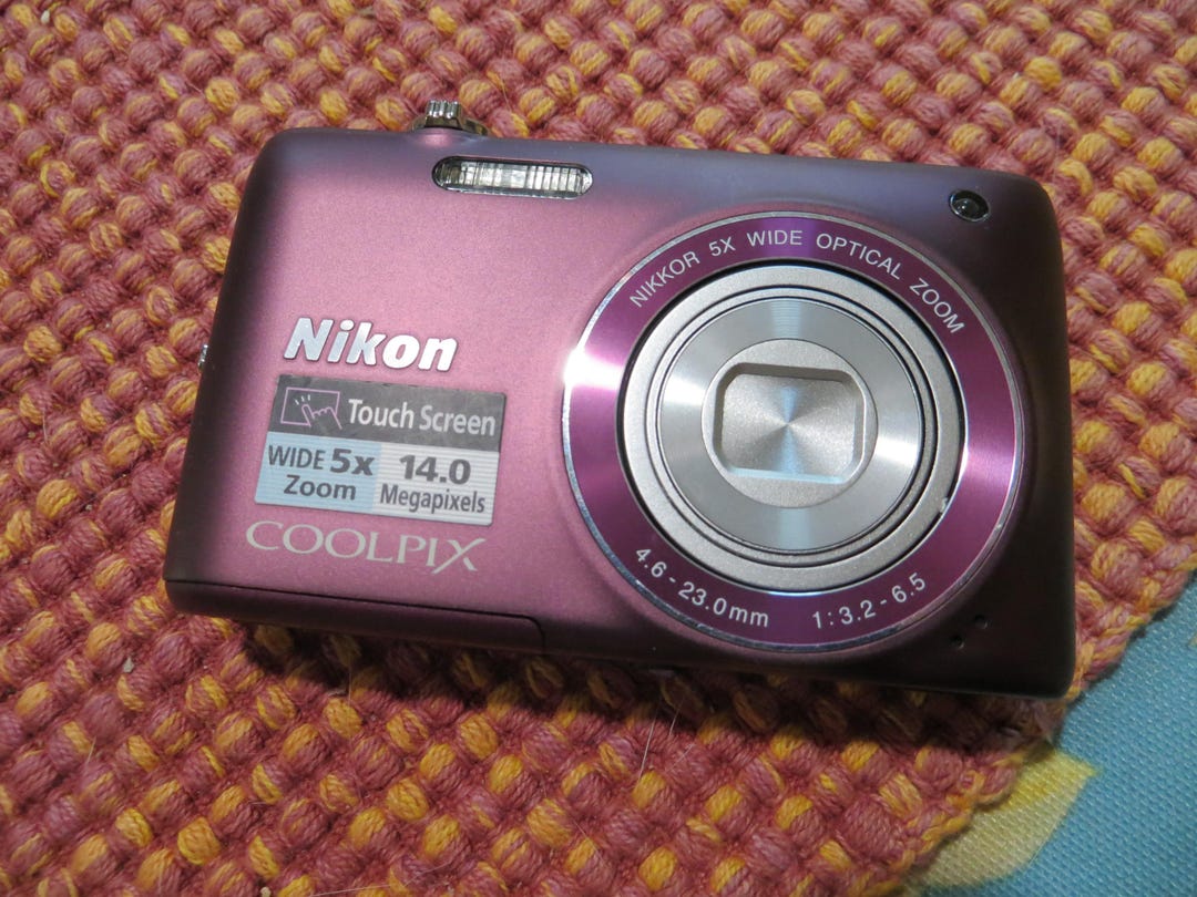 Nikon Coolpix S4100 14MP Pink 5X Zoom Touchscreen Digital Camera