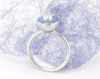 Ring with pearl jewelry Mathilde Hagen