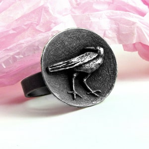 Ring Silver Raven Jewelry Mathilde Hagen