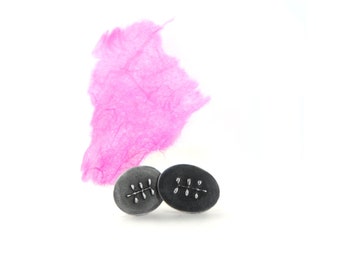 Ohrstecker 925er Silber patiniert Schmuck Mathilde Hagen