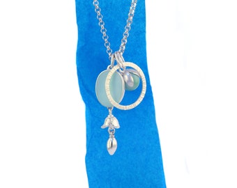 three silver pendants (without chain) Jewelry Mathilde Hagen