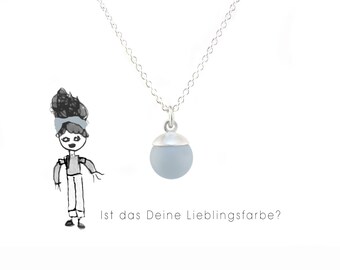 Halsschmuck Kugelanhänger Silber Schmuck Mathilde Hagen