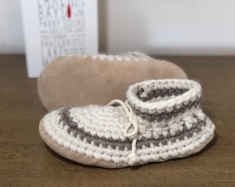 Woman’s Cabin Slippers, 100%  Highland Wool, Sheepskin and Suede