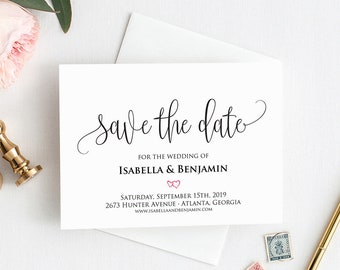 save the date cards etsy
